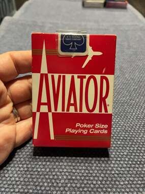 NIP Aviator Poker 914 Playing Cards Sealed